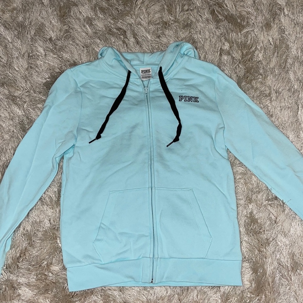 Light blue PINK full zip